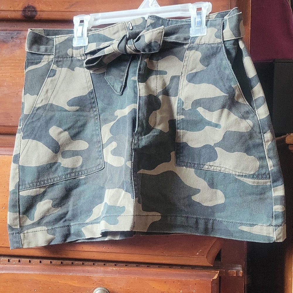 Como Print Mini Skirt